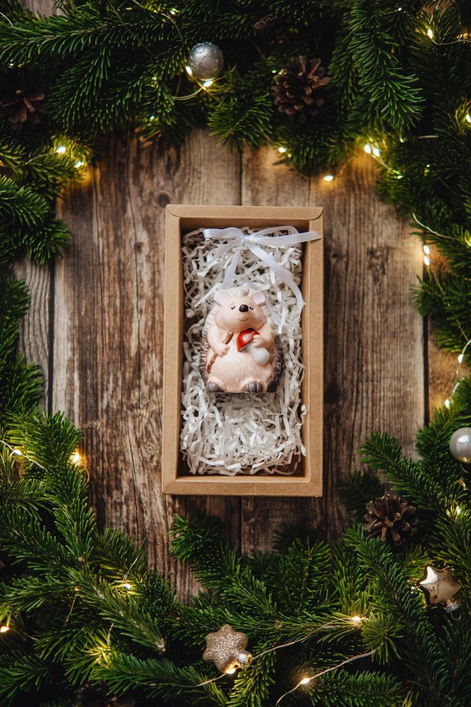 Ёлочная игрушка «Ёж»