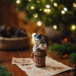 Ёлочная игрушка «Бабушка Яга»