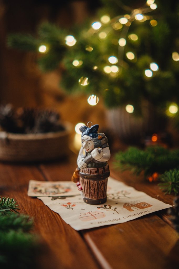 Ёлочная игрушка «Бабушка Яга»