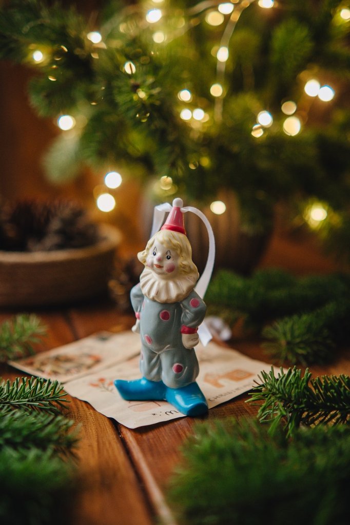 Ёлочная игрушка «Клоун»