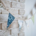 Текстильная гирлянда-флажки