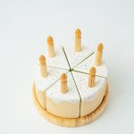 Торт. Деревянный тортик. Игровая еда.