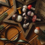 Набор ёлочных игрушек «Грибы»