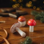 Набор ёлочных игрушек «Грибы»