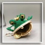 Кошелёк Лягушка из полиэфирного шнура