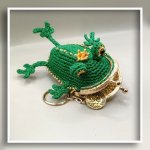 Кошелёк Лягушка из полиэфирного шнура