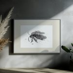 Картина Бабочка-Стеклянница