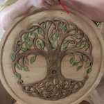 Резное панно -Древо жизни