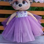 Вязаная игрушка ежик