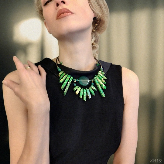 Колье Крылья леса