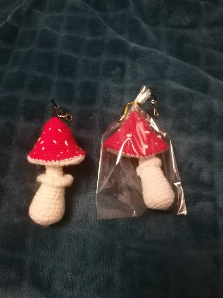 Брелок(обвес) гриб мухомор