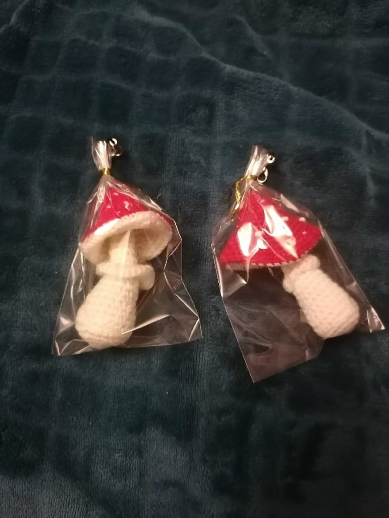 Брелок(обвес) гриб мухомор