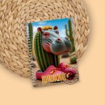 Блокнот в клетку с итальянскими мемами