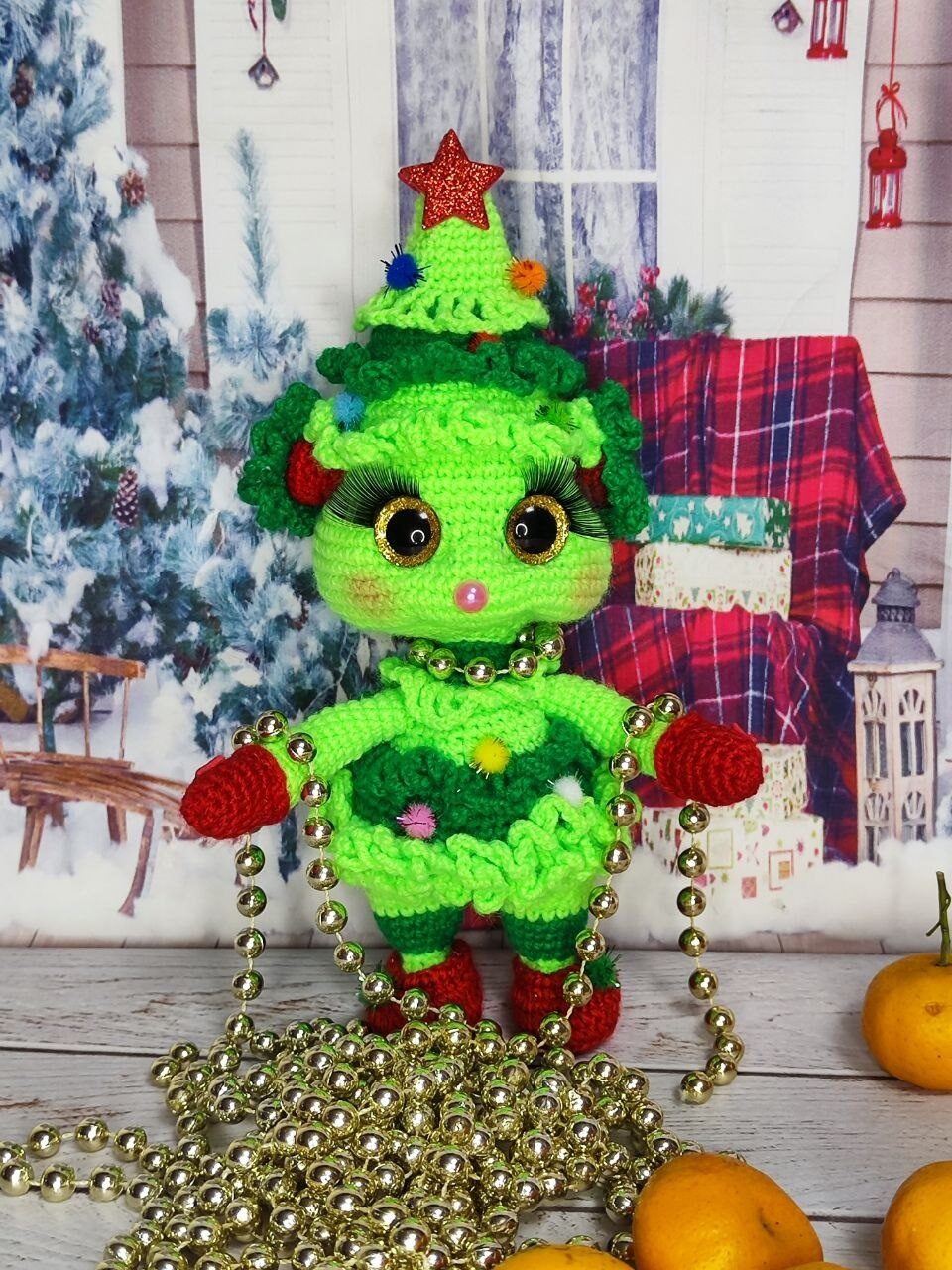 Новогодняя Ёлочка в сапожке