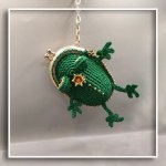 Кошелёк Лягушка из полиэфирного шнура