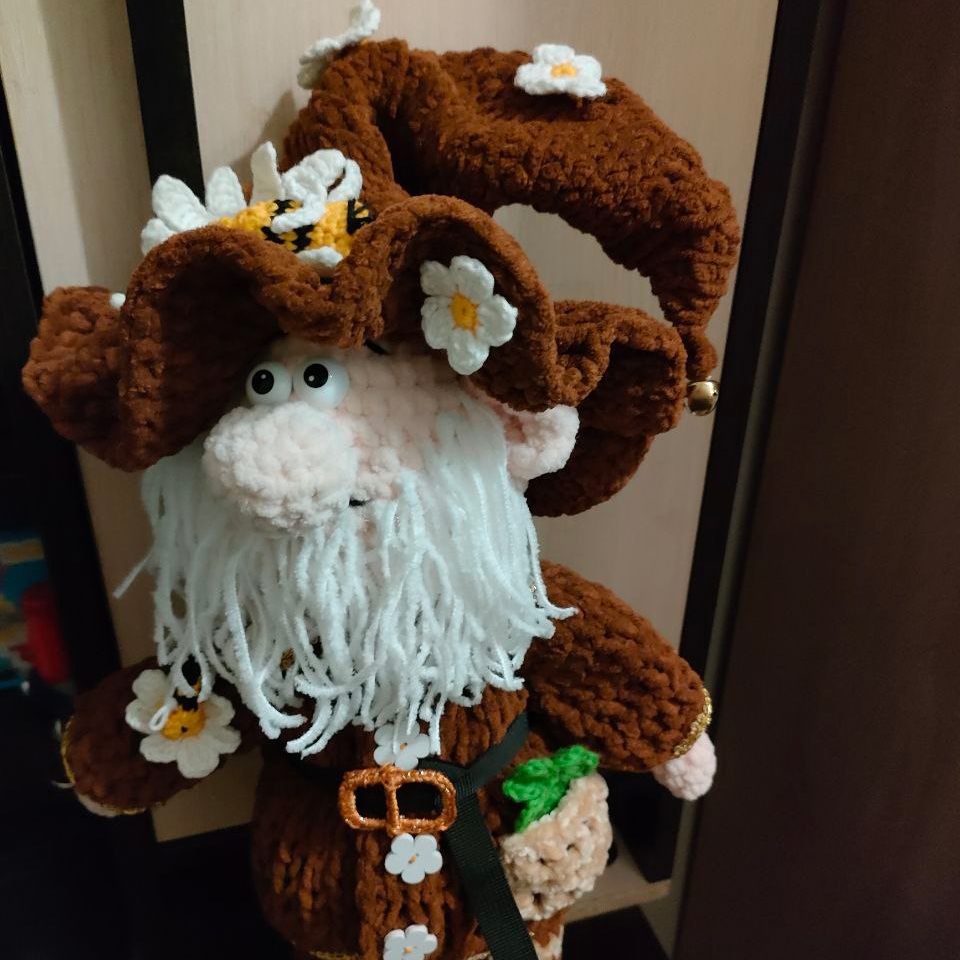 Лысый гном, 1шт, интерьерная игрушка