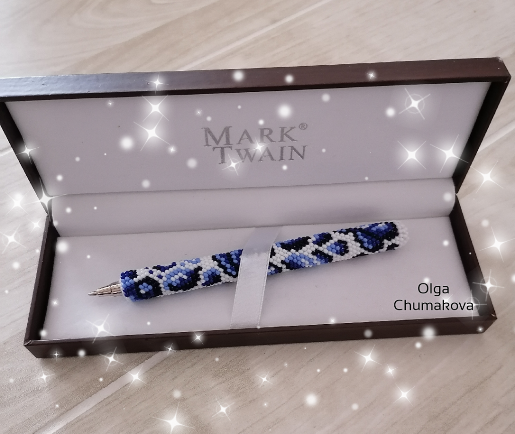 Ручка из бисера