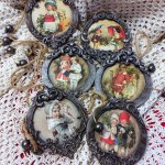 Новогодние медальоны