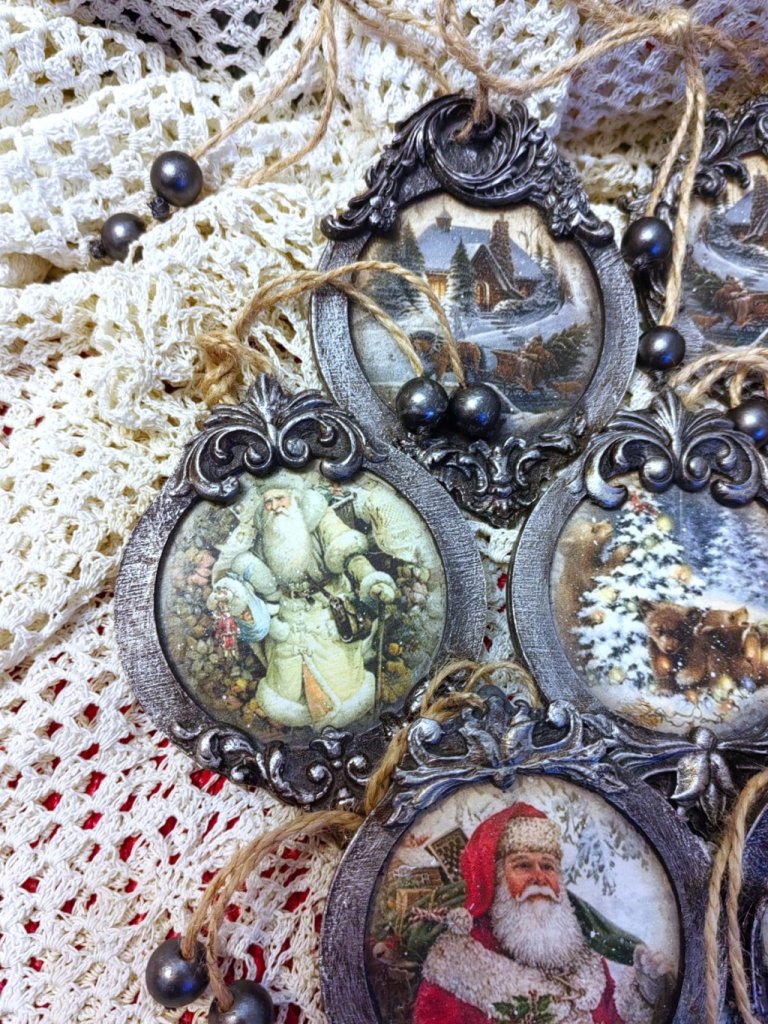 Новогодние медальоны