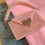 Сумочка из бусин «Розовая»