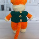 Котёнок вязаный