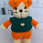 Котёнок вязаный