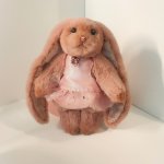 Плюшевая зайка Лола в стиле Тедди