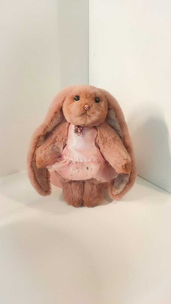 Плюшевая зайка Лола в стиле Тедди