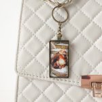 Винтажный Брелок мотивация обезьяна Синсин «А что,если ДА?»