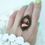 Винтажное безразмерное кольцо «Мэрлин Монро»
