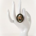 Винтажное безразмерное кольцо «Завтрак у Тиффани»