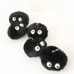 Брелок ручной работы Сусуватари — Чернушка