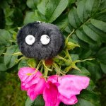 Брелок ручной работы Сусуватари — Чернушка