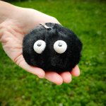 Брелок ручной работы Сусуватари — Чернушка