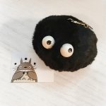 Брелок ручной работы Сусуватари — Чернушка