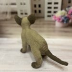 Котенок ориентал. Фигурка из шерсти