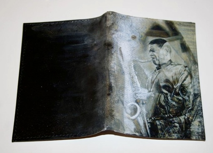 Обложка для паспорта кожаная