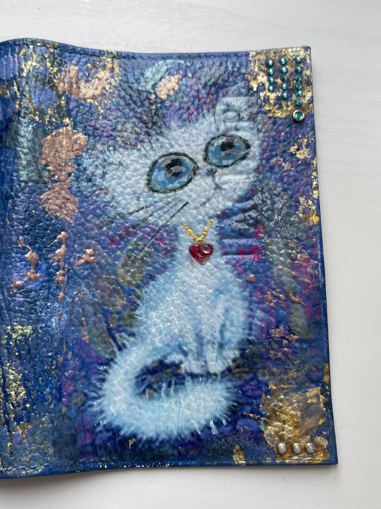 Обложка для паспорта кожаная