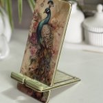 Подставка для телефона Павлин