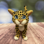 Леопардик. Игрушка из шерсти