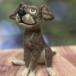 Пес. Игрушка из шерсти