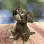 Пес. Игрушка из шерсти