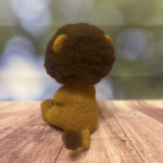 Лев. Игрушка из шерсти