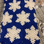 Плед «Снежинки»