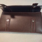 Клатч коричневый