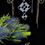 Белый, нежный, ажурный комплект украшений квиллинг.