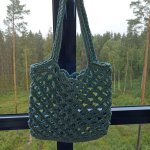 Авоська (шопер) из трикотажной пряжи