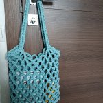 Авоська (шопер) из трикотажной пряжи