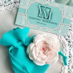 Шелковая Брошь роза Остинка