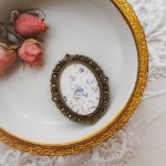 Винтажная брошь Колокольчики